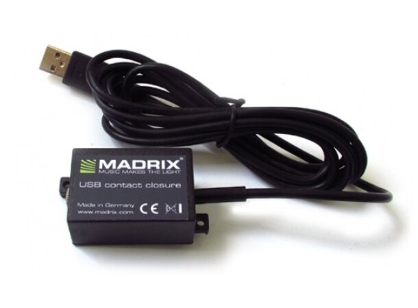 MADRIX® USB contact closure USB 2.0 Plug and Play input unit